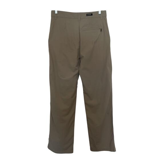Patagonia High Waisted Flat Front Slim Straight Outdoor Hiking Pants Tan Size 4 - Picture 5 of 9